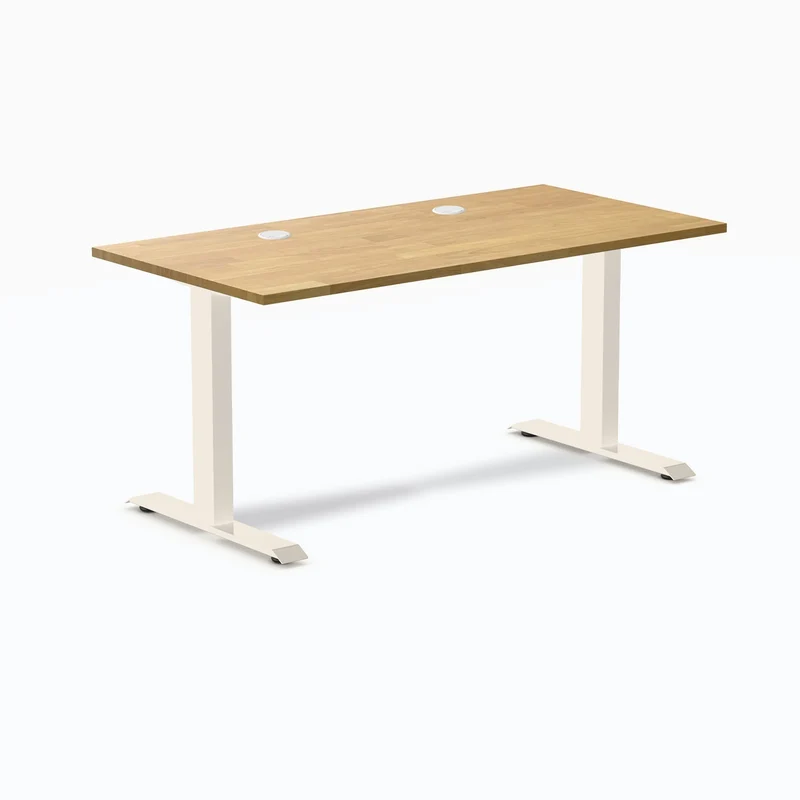 Desky Zero Rubberwood Office Desk