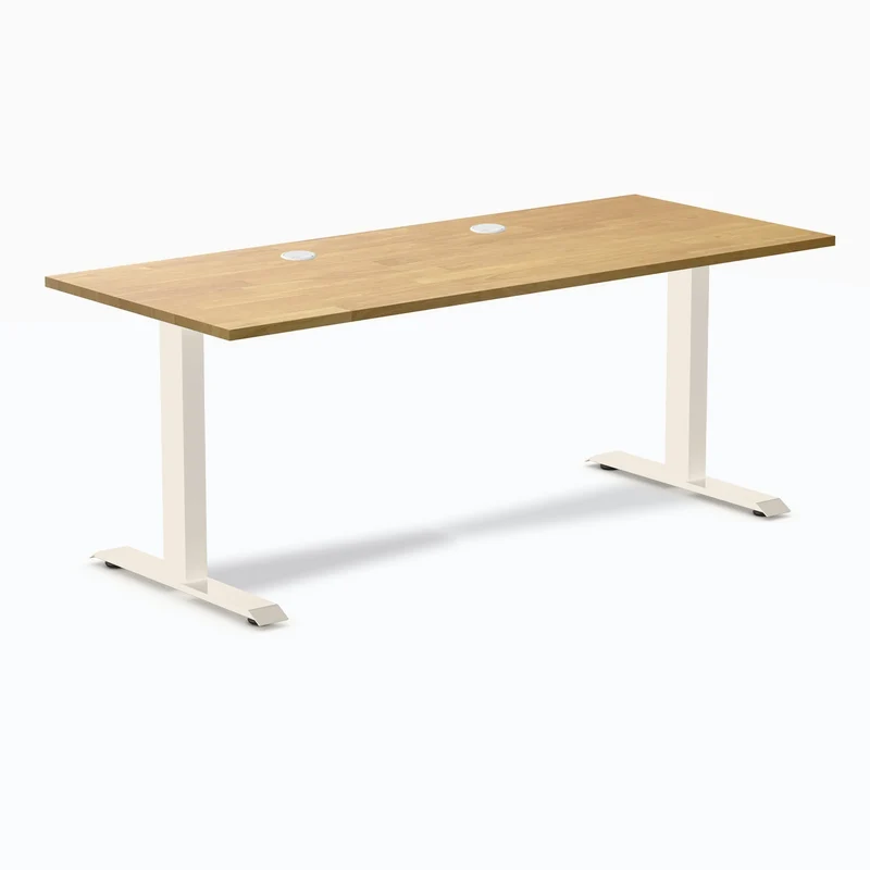 Desky Zero Rubberwood Office Desk