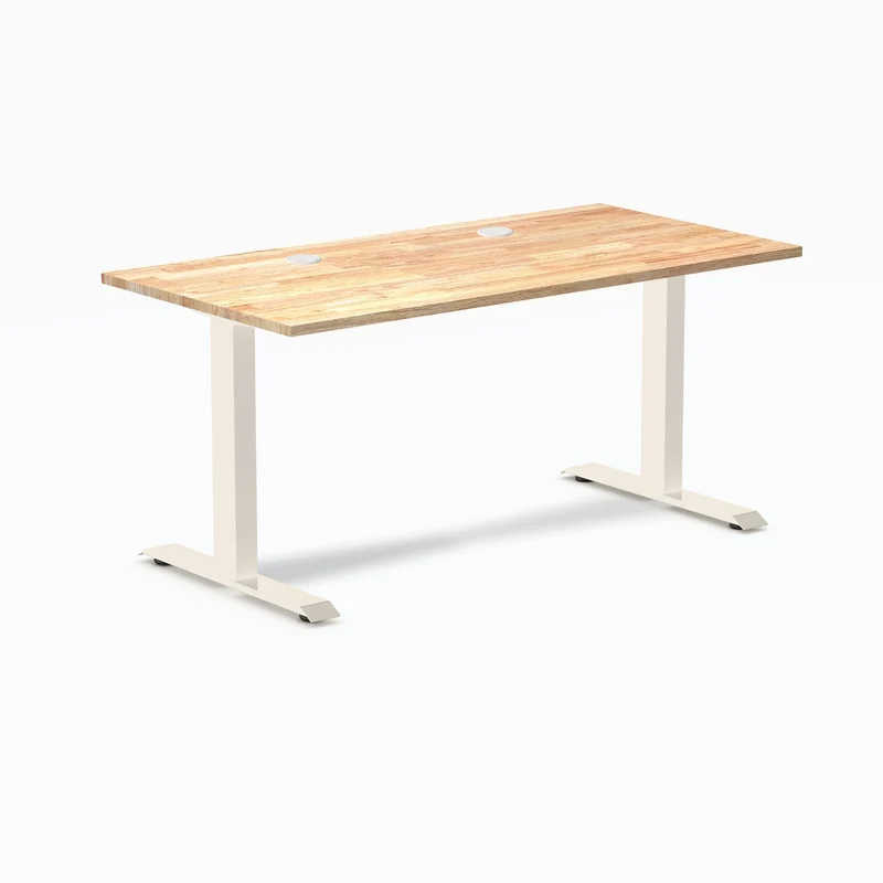 Desky Zero Rubberwood Office Desk