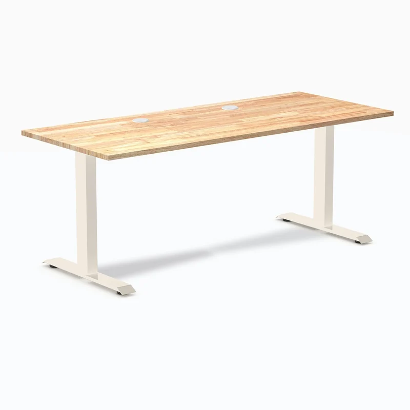 Desky Zero Rubberwood Office Desk