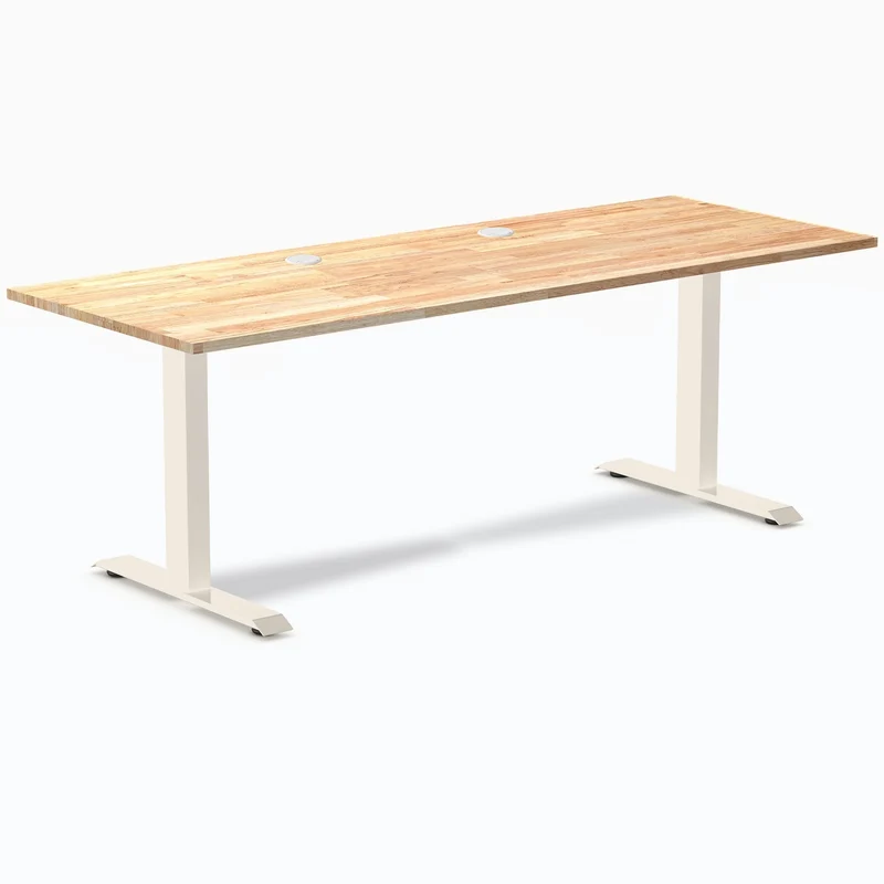 Desky Zero Rubberwood Office Desk