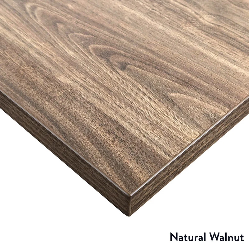 Desky L-Shape Laminate Sit Stand Desk