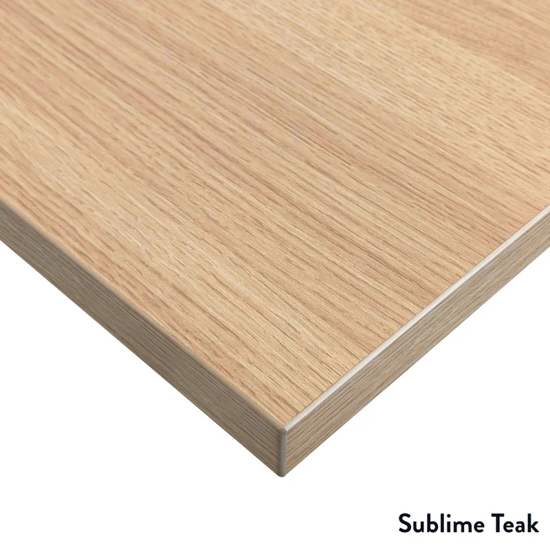 Desky L-Shape Laminate Sit Stand Desk