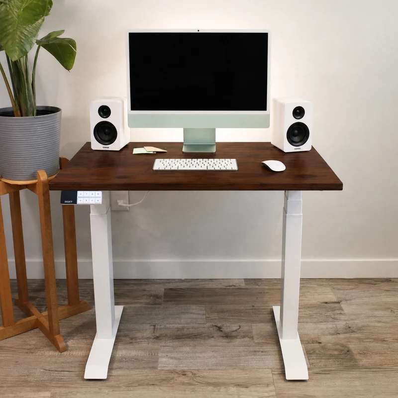 Desky Dual Mini Softwood Sit Stand Desk