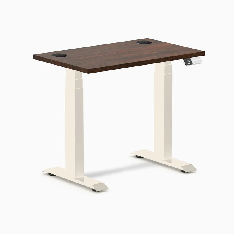 Desky Dual Mini Rubberwood Sit Stand Desk