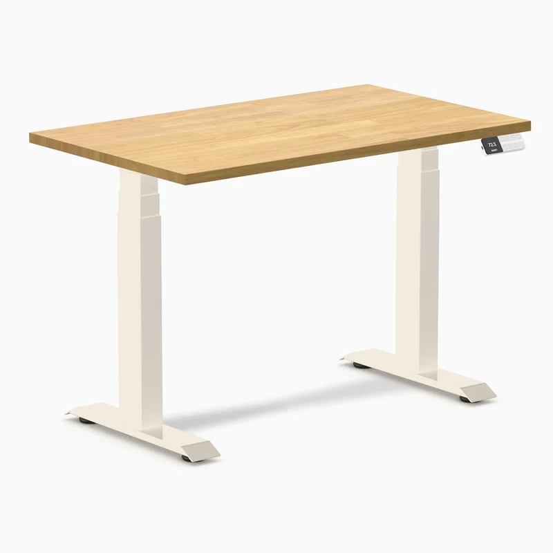 Desky Dual Mini Rubberwood Sit Stand Desk