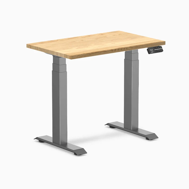 Desky Dual Mini Hardwood Sit Stand Desk