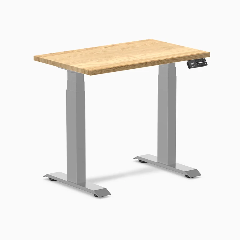 Desky Dual Mini Hardwood Sit Stand Desk