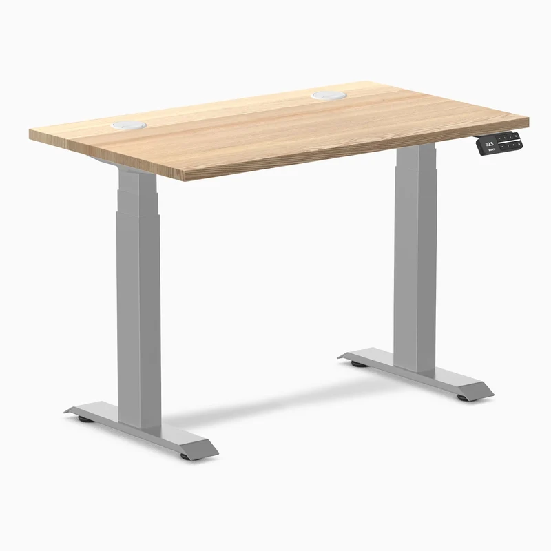 Desky Dual Mini Hardwood Sit Stand Desk