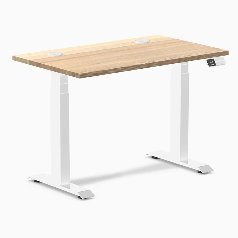 Desky Dual Mini Hardwood Sit Stand Desk