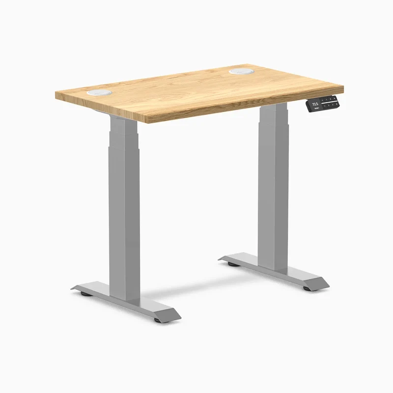 Desky Dual Mini Hardwood Sit Stand Desk