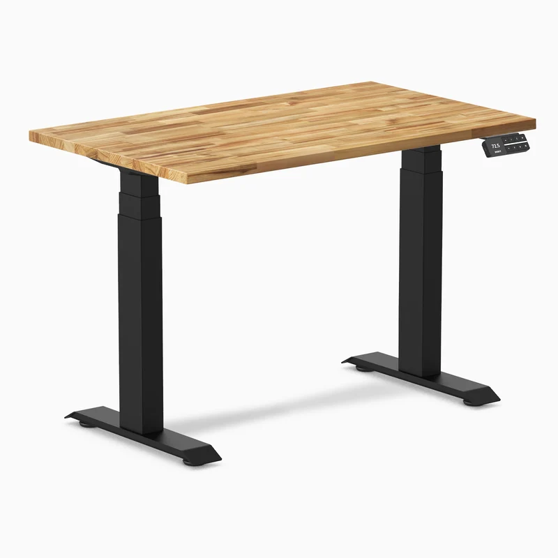 Desky Dual Mini Hardwood Sit Stand Desk