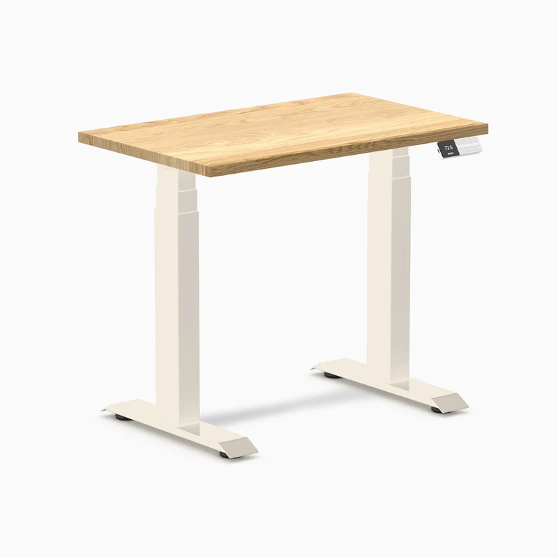Desky Dual Mini Hardwood Sit Stand Desk
