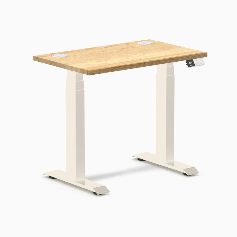 Desky Dual Mini Hardwood Sit Stand Desk