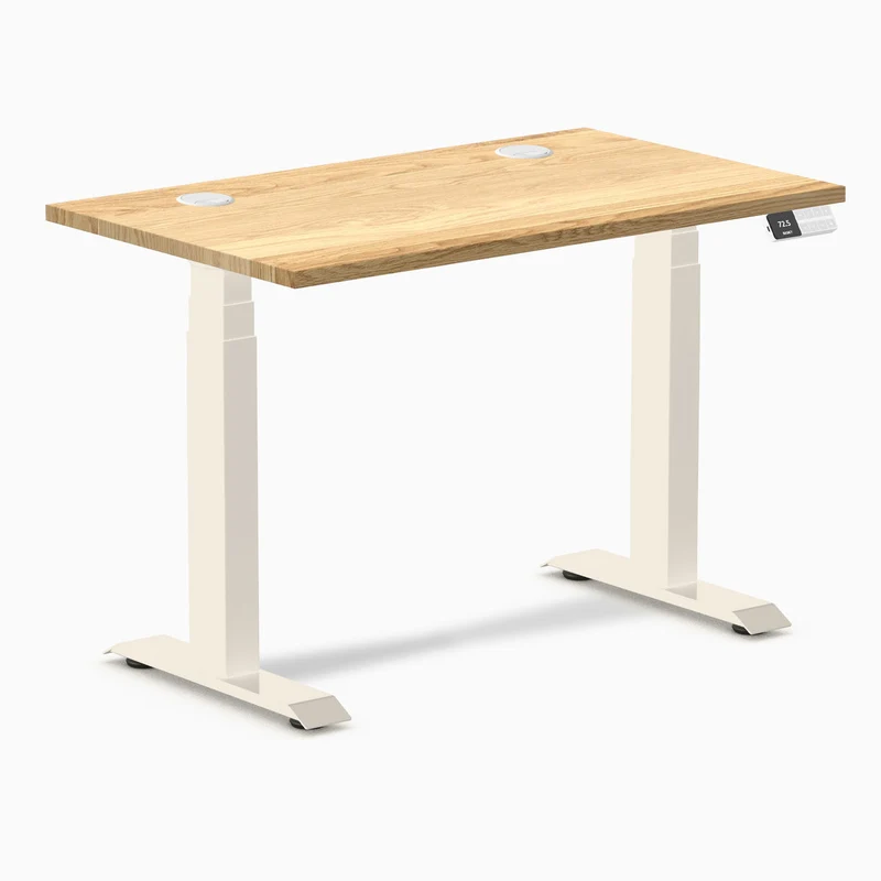 Desky Dual Mini Hardwood Sit Stand Desk