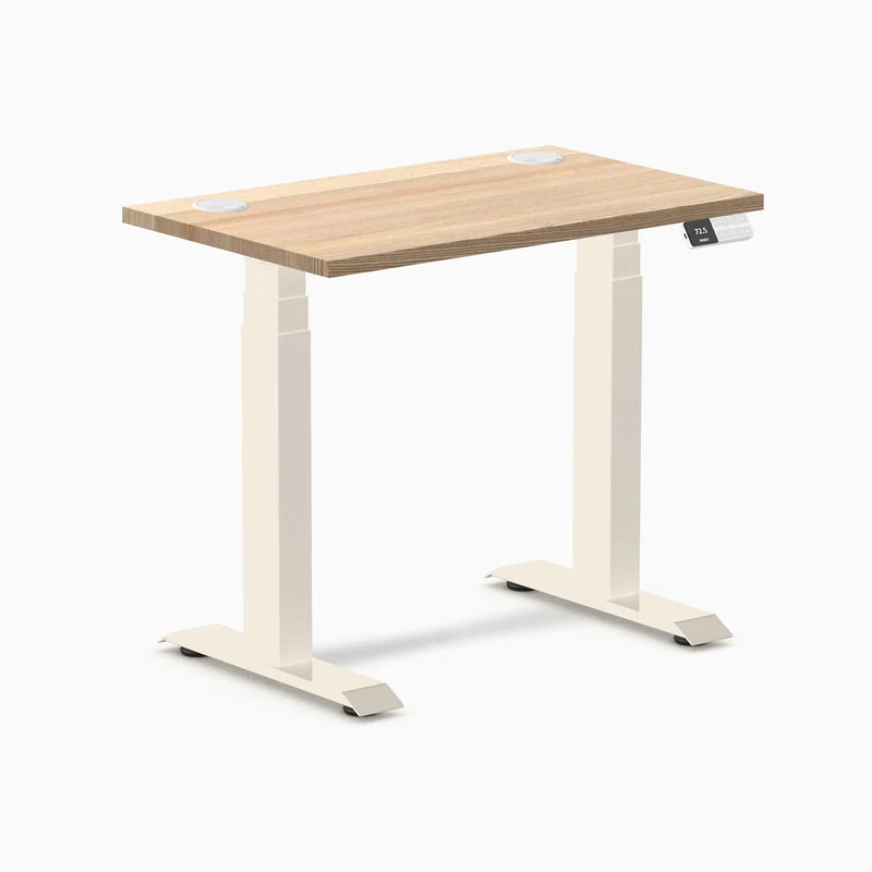Desky Dual Mini Hardwood Sit Stand Desk