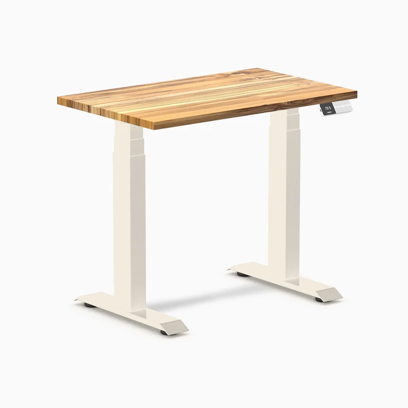 Desky Dual Mini Hardwood Sit Stand Desk