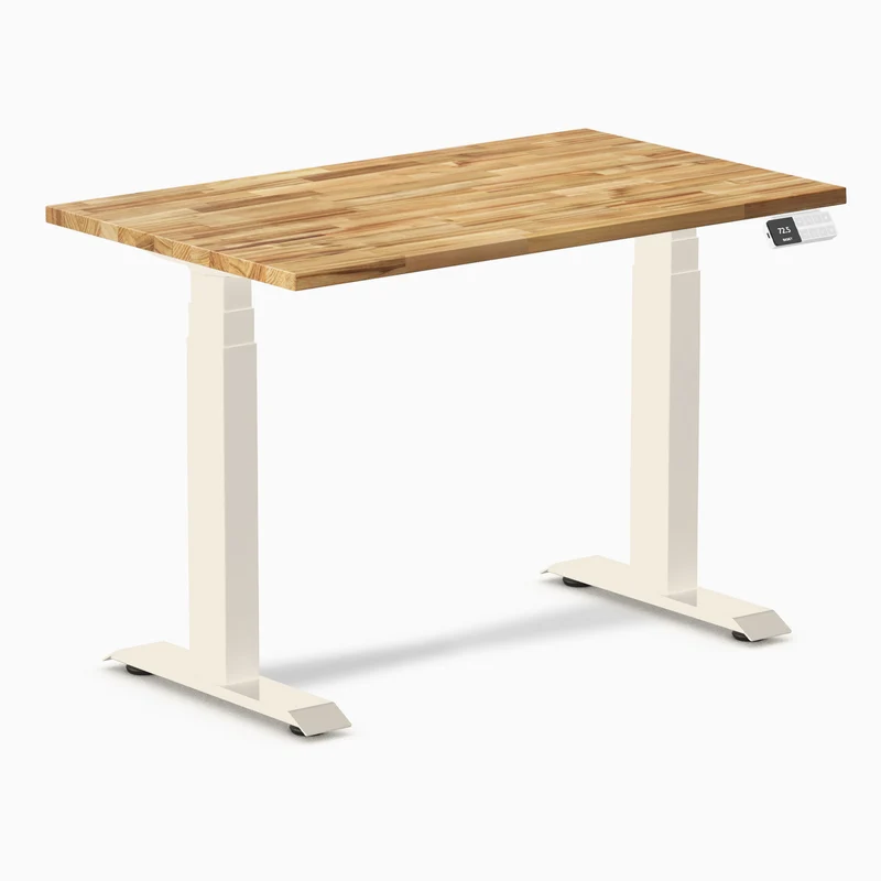 Desky Dual Mini Hardwood Sit Stand Desk