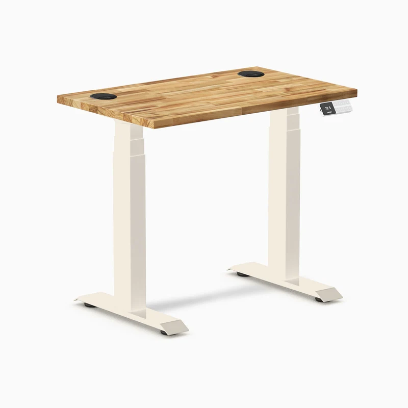 Desky Dual Mini Hardwood Sit Stand Desk