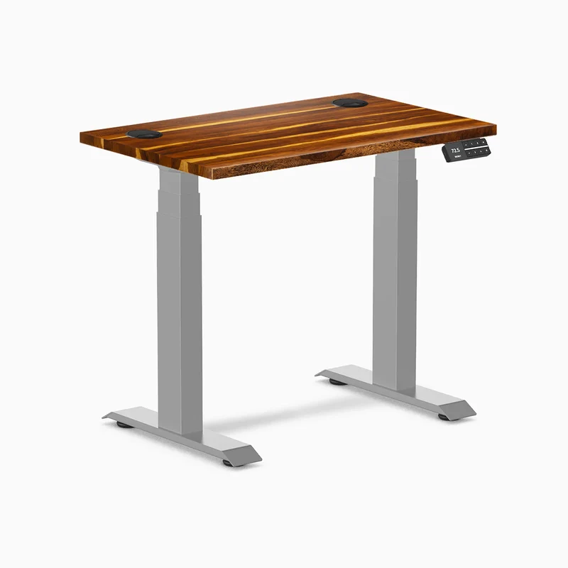 Desky Dual Mini Hardwood Sit Stand Desk
