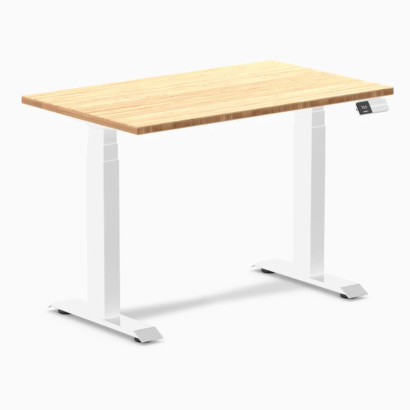 Desky Dual Mini Bamboo Sit Stand Desk