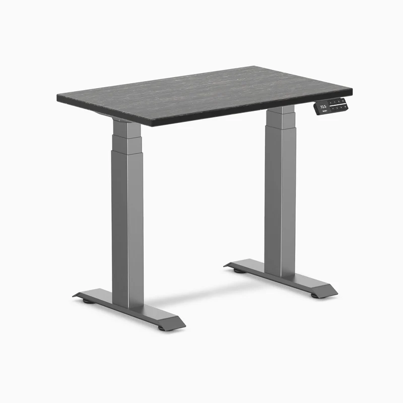Desky Dual Mini Bamboo Sit Stand Desk