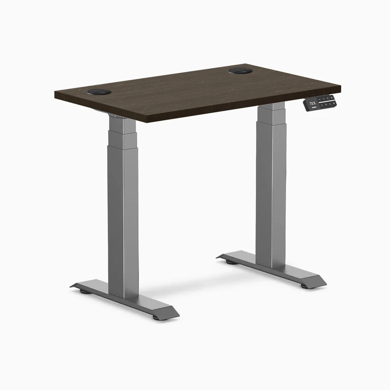 Desky Dual Mini Bamboo Sit Stand Desk