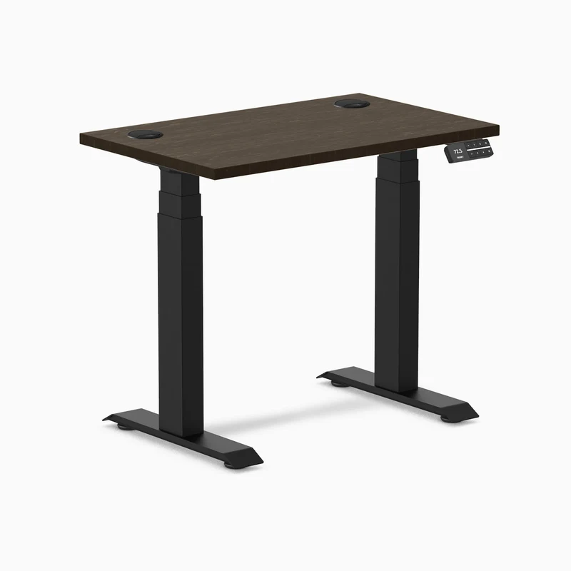 Desky Dual Mini Bamboo Sit Stand Desk