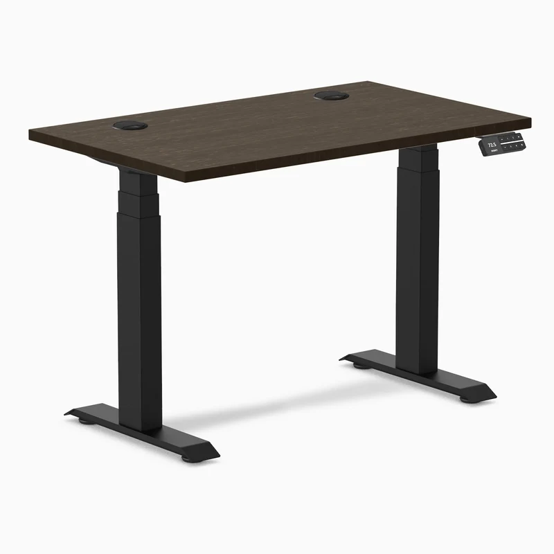Desky Dual Mini Bamboo Sit Stand Desk