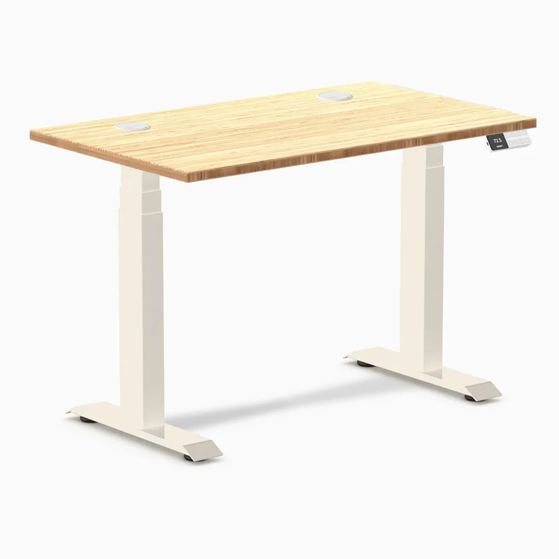Desky Dual Mini Bamboo Sit Stand Desk