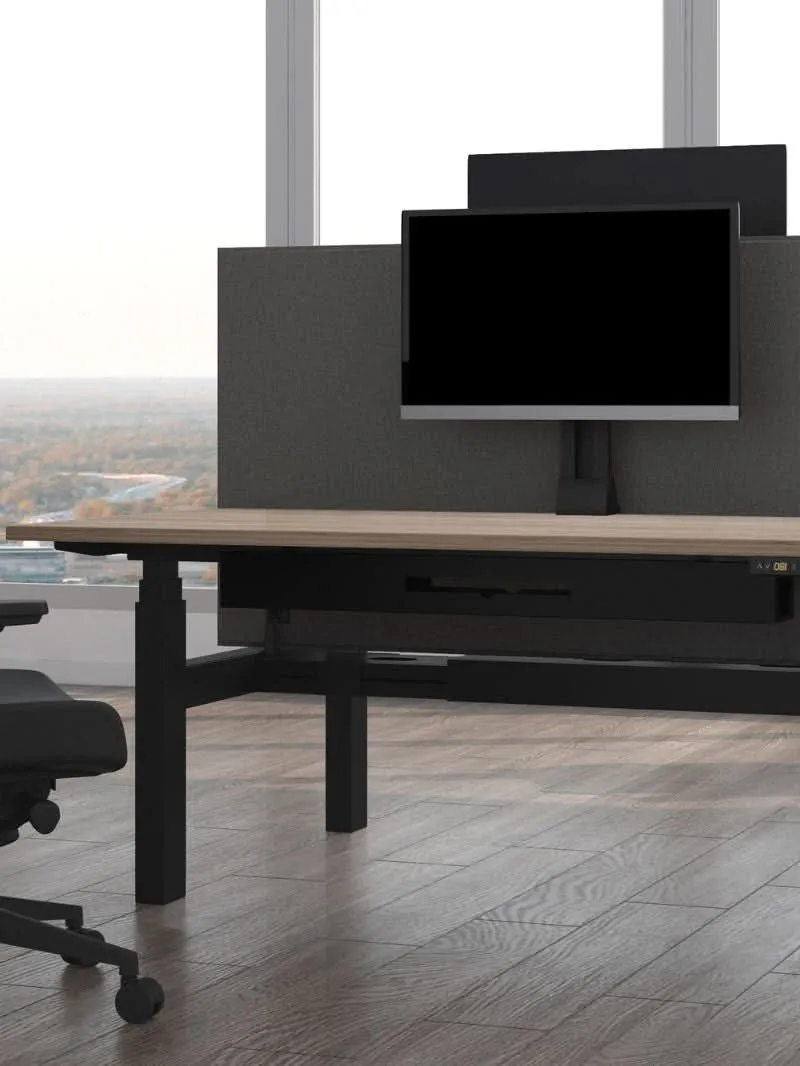 Duo Go | Panneau Séparateur Acoustique Bench Open Space
