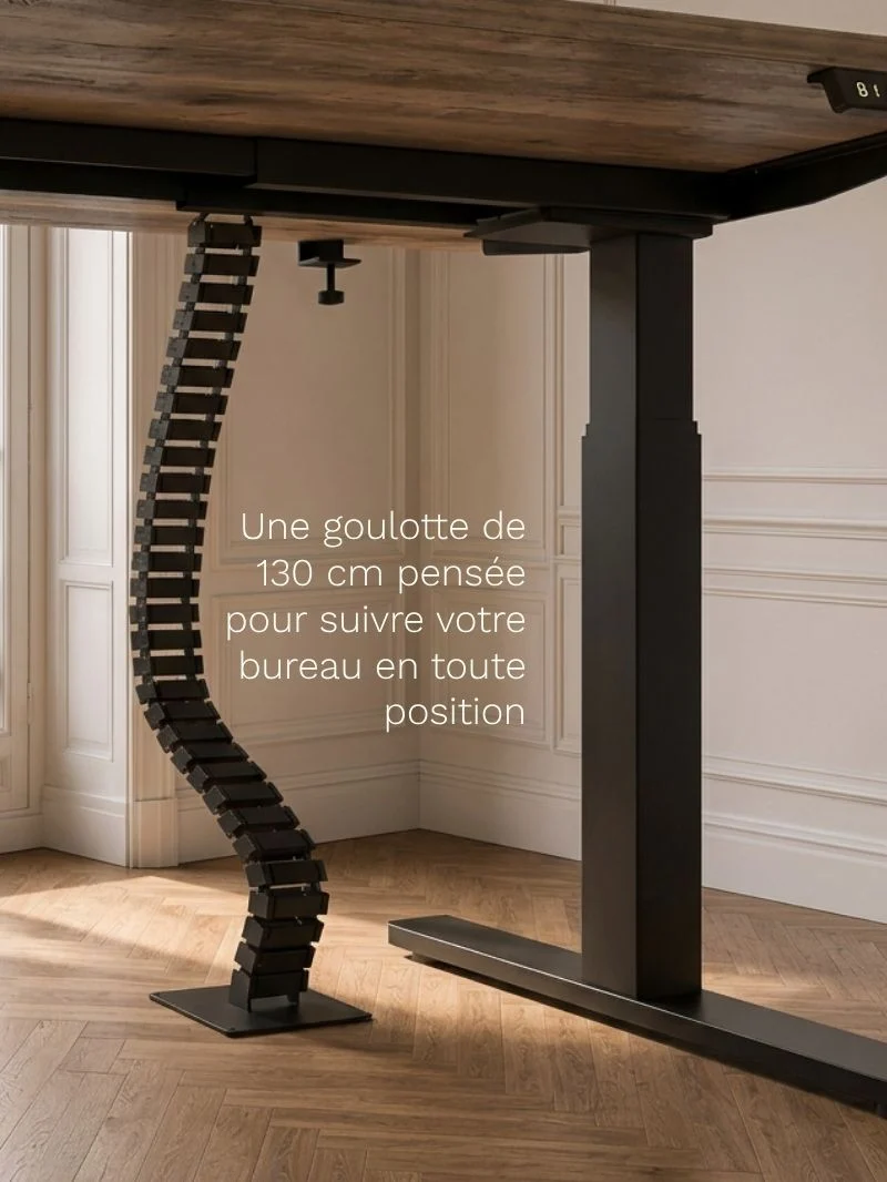Goulotte Passe-Câbles Verticale | 130 cm