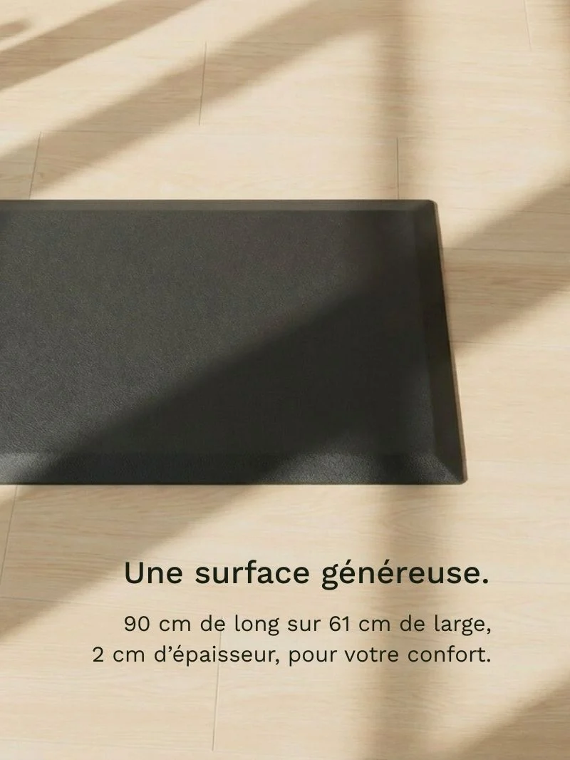 Tapis de Bureau Ergonomique Anti-Fatigue