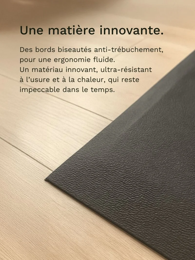Tapis de Bureau Ergonomique Anti-Fatigue
