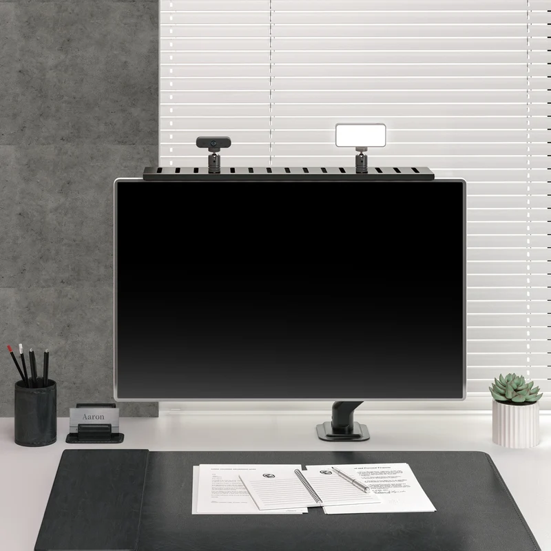 Desky Screen Caddy Shelf