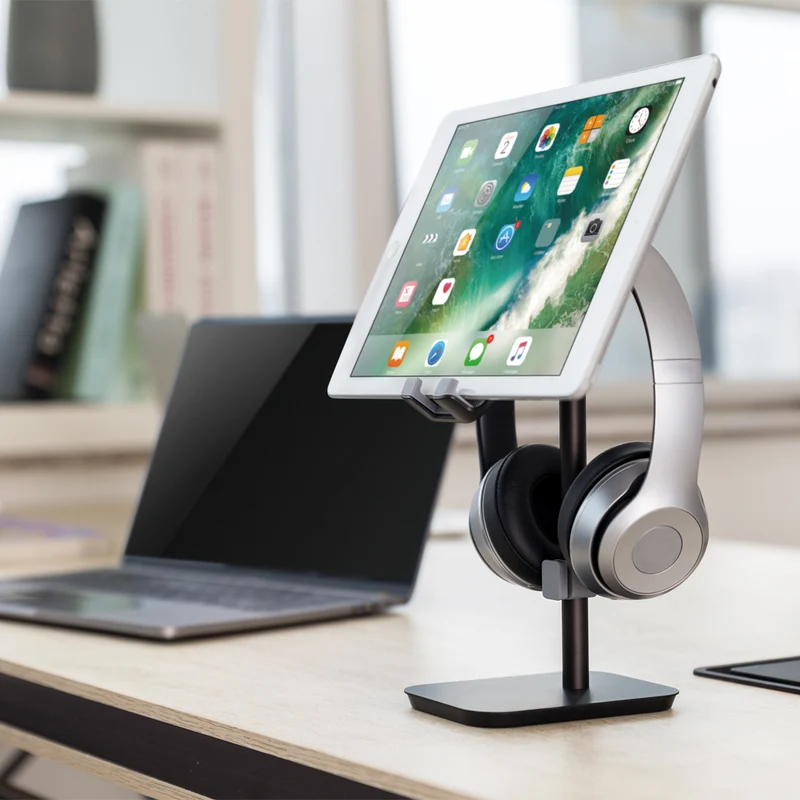 Desky Headphone and Phone Stand