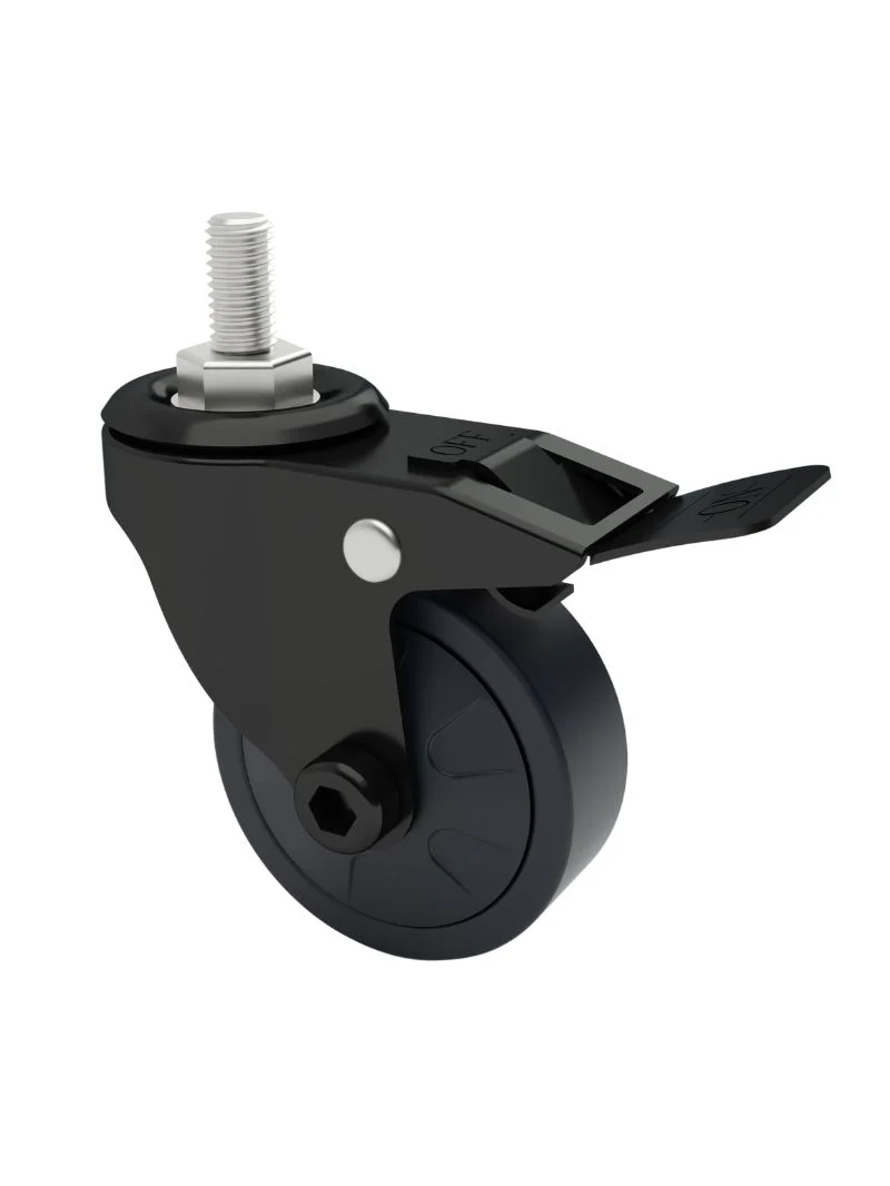 Kit de 4 Roulettes Pivotantes avec Frein, Premium | Ø50 mm
