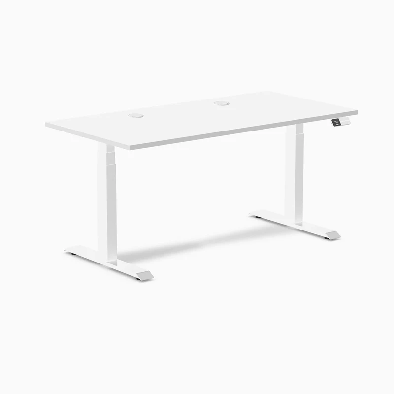 Desky Dual Laminate Sit Stand Desk