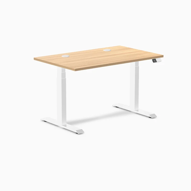 Desky Dual Laminate Sit Stand Desk