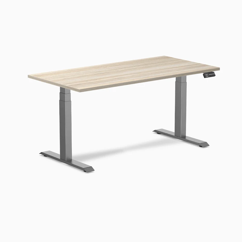 Desky Dual Laminate Sit Stand Desk
