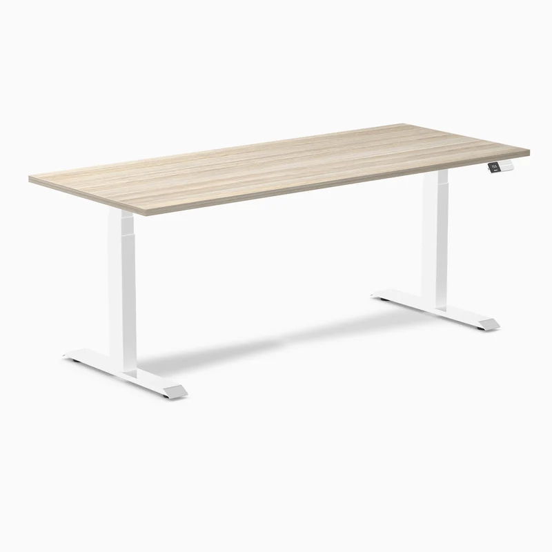 Desky Dual Laminate Sit Stand Desk