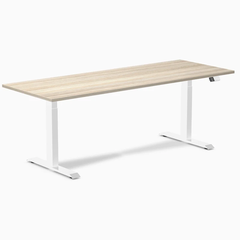 Desky Dual Laminate Sit Stand Desk