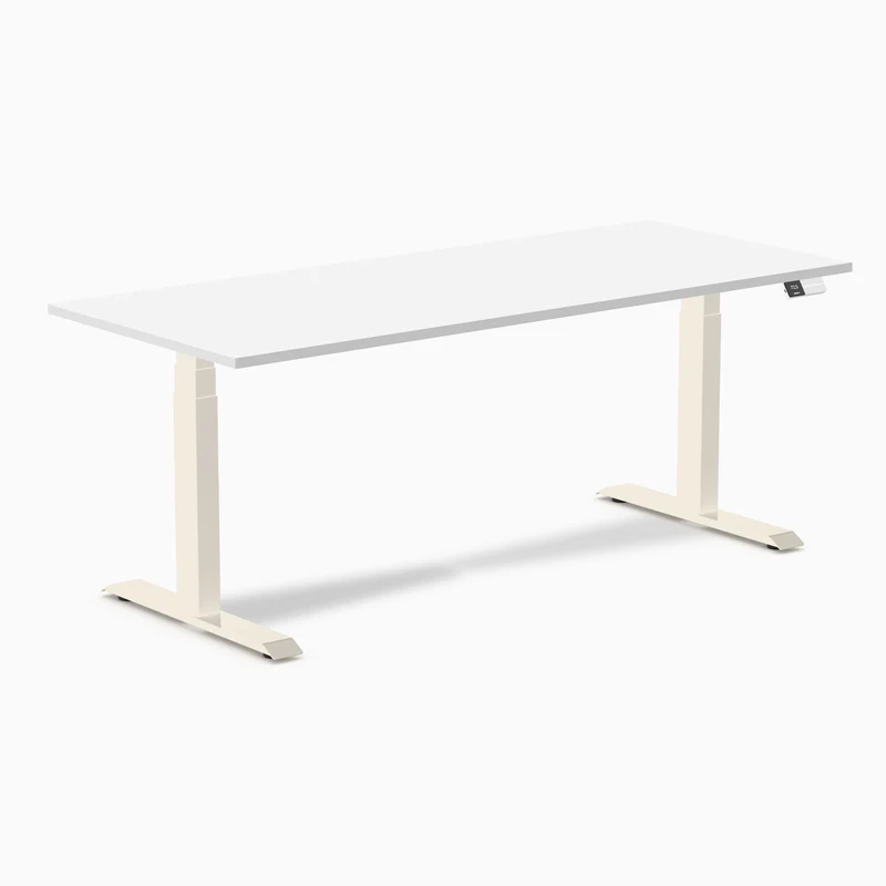 Desky Dual Laminate Sit Stand Desk