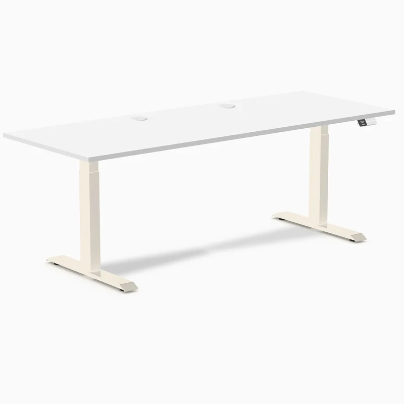 Desky Dual Laminate Sit Stand Desk