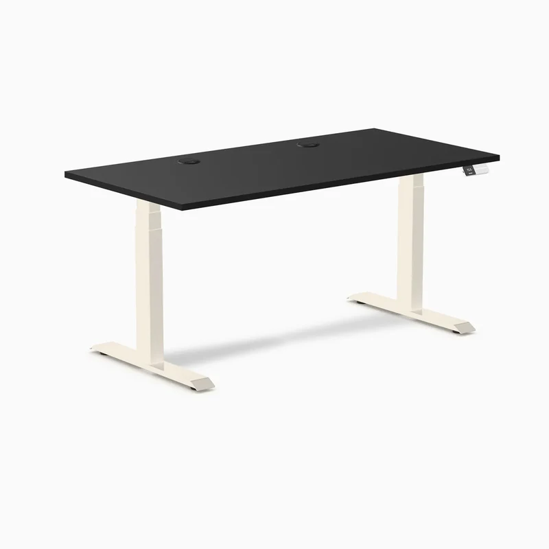 Desky Dual Laminate Sit Stand Desk