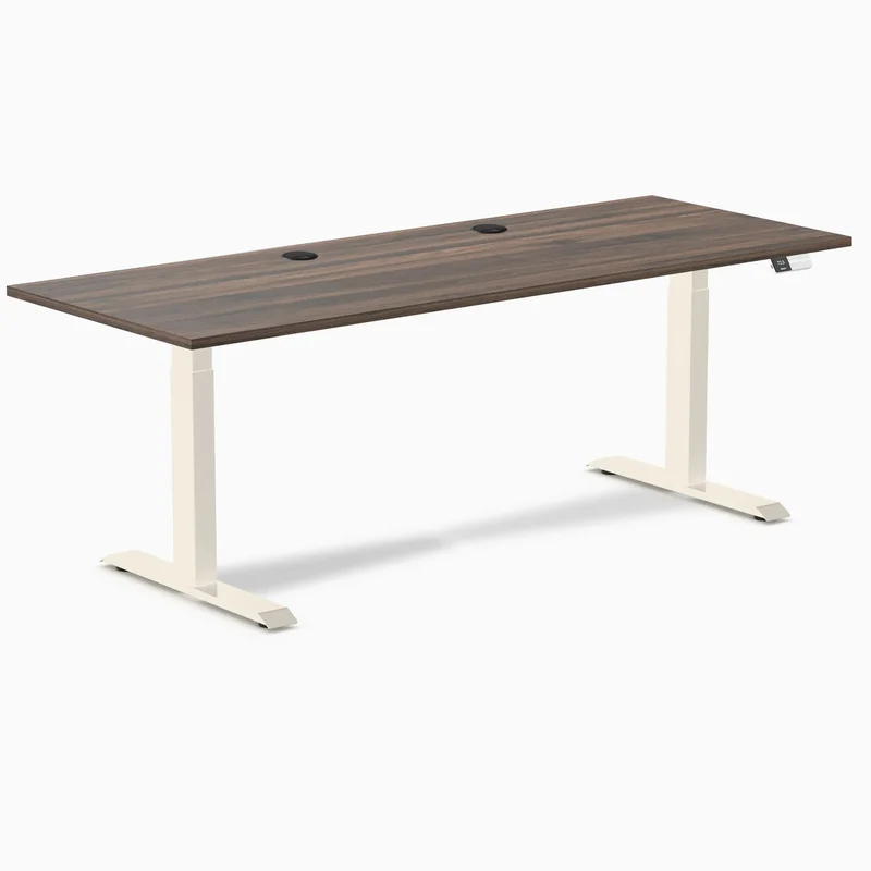 Desky Dual Laminate Sit Stand Desk