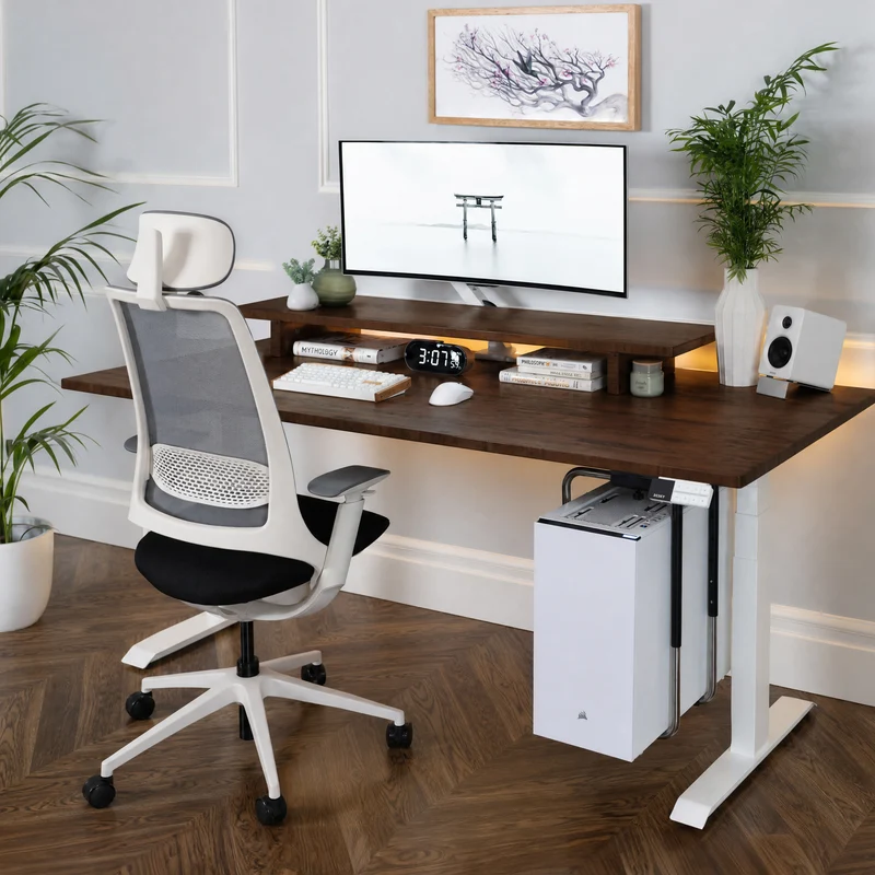 Desky Dual Softwood Sit Stand Desk