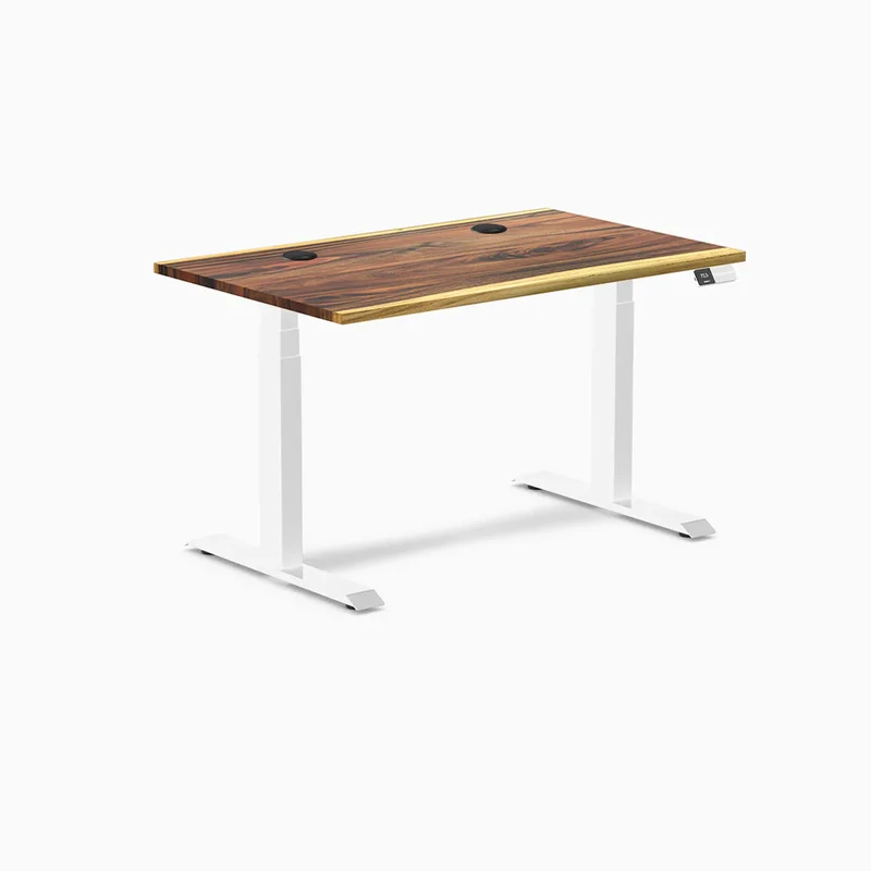 Desky Dual Hardwood Sit Stand Desk