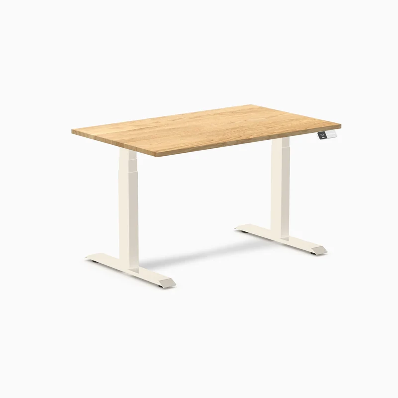 Desky Dual Hardwood Sit Stand Desk