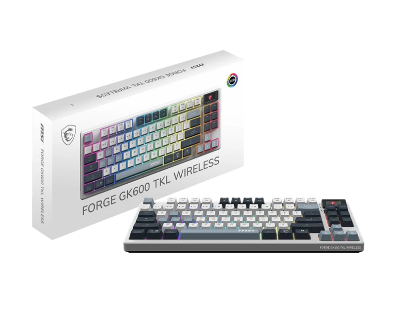 MSI FORGE GK600 TKL W SKY FR